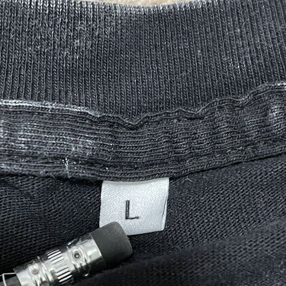 Fied Shirt Mens Large Black Feliz Cumpleanos Ferxxo Faded Columbian Hip Hop - Picture 3 of 9